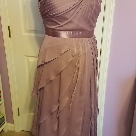 Lavender Chiffon Adrianna Papell Full LengthFormal - Picture 2 of 7